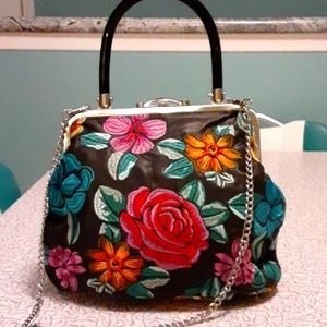 Patricia Nash Framed Satchel